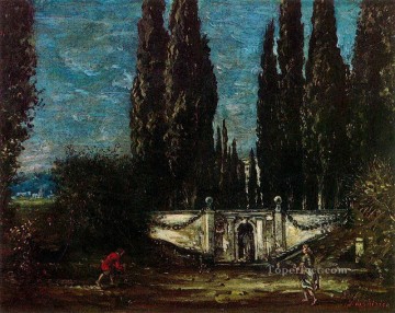 ジョルジョ・デ・キリコ Painting - ヴィラ・ファルコニエリ ジョルジョ・デ・キリコ 形而上学的シュルレアリスム